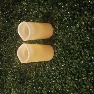 2- Ivory LED soft flame Pillar Candle 3x7